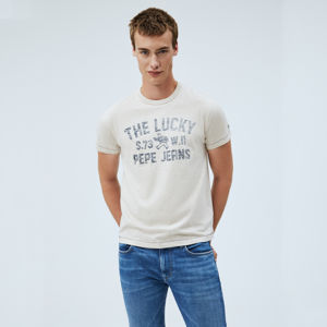 Pepe Jeans pánské béžové triko - M (828)
